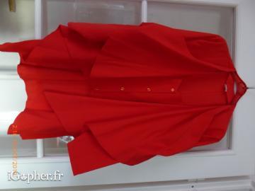 Chemisier Gilet Rouge (taille 42/44)