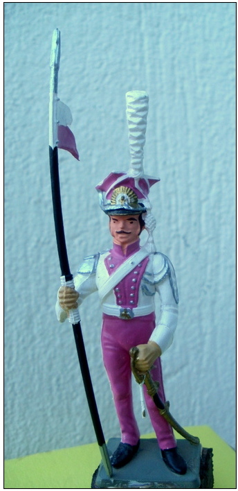Figurine d'un soldat Porte Drapeau