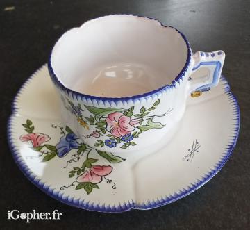 Tasse et sous-tasse Roullet Renoleau