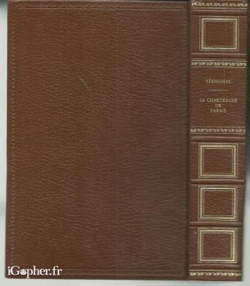 Livre : La chartreuse de Parme (Stendhal)