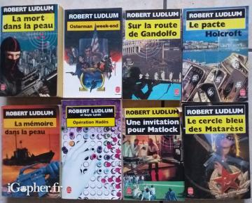 8 livres de poche de Robert Ludlum