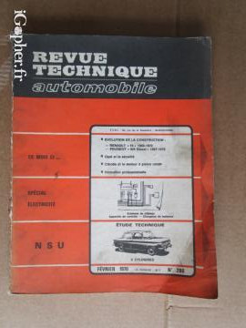Revue Technique automobile NSU N°286