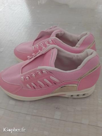 Basckets roses Taille 38