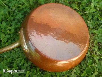 Poêle en cuivre Villedieu ML France