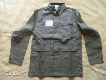 Veste de travail Mont Carmel grise (taille 44-46)