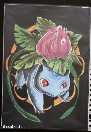 Bl-peinture - Herbizarre Pokémon - Aquarelle A4