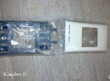 Legrand mosaic (plaque et support)