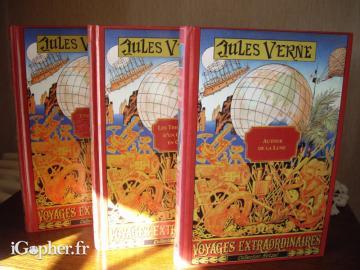 3 livres de Jules Verne