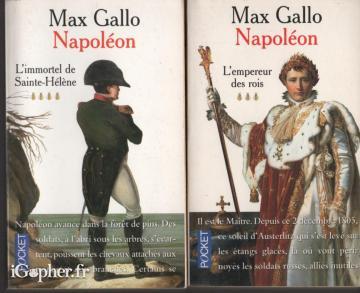 Livres "Napoléon" de Max Gallo (tome 3 et 4)