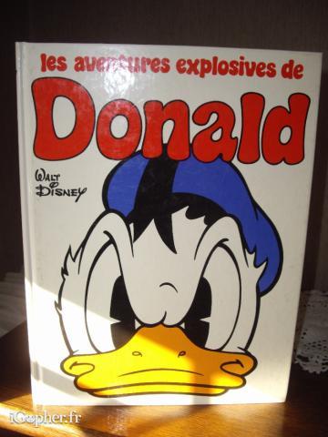 Livre "Les Aventures explosives de Donald" (Walt Disney)