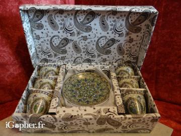 Service à Café Oriental (paons)