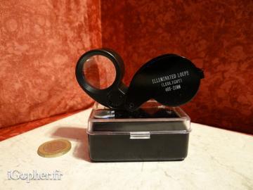 Loupe de bijoutier (Led 40 x 25 mm)