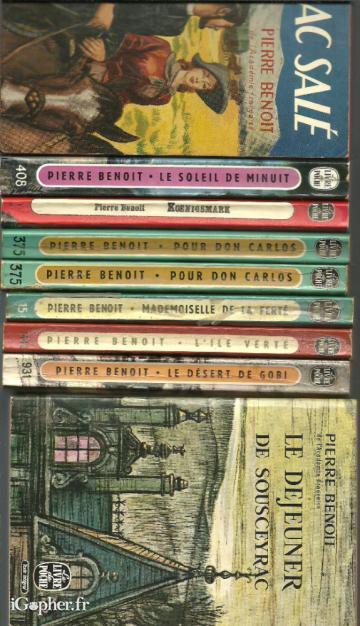 Livres de Pierre Benoit