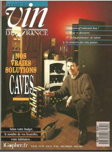 Revue Vin de France (N°345 de Avril 1990)