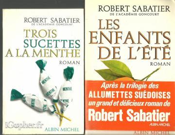 Livres au choix de Robert Sabatier