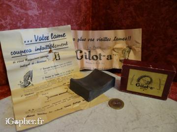 Pierre d'aiguisage de lame (Gilot)