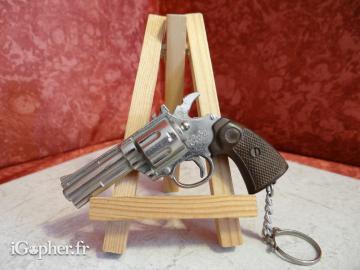 Porte-clés Pistolet Colt Cobra à amorce
