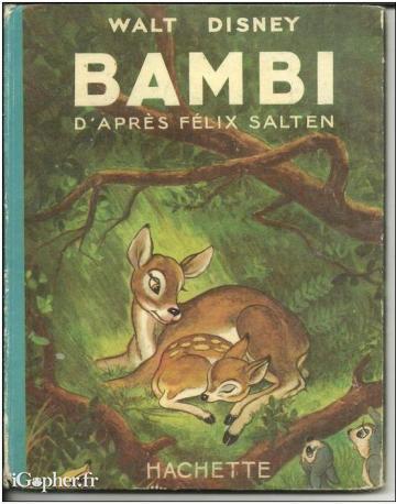 Livre : Bambi de Walt Disney (Félix Salten)