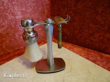 Support rasoir et blaireau