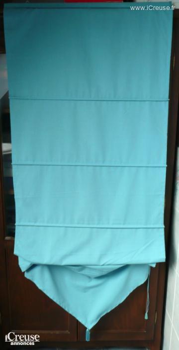 Store bateau réglable bleu avec pompon