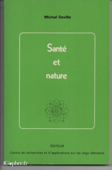 Livre : Santé et nature (Michel Deville)