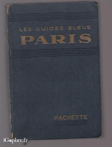 Guide voyage Paris 1949