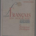 Livre : Le français en sixième (Gaston Cayrou)