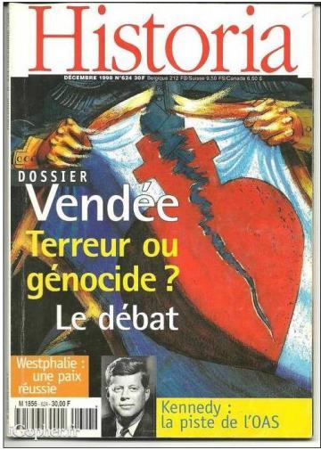 Revue : Historia : Histoire de la Vendée N° 624 - déc. 1998