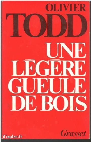 Livre : Une légère gueule de bois (Olivier Todd)