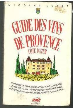 Livre : Guide des Vins de Provence (Nicolas Luret)