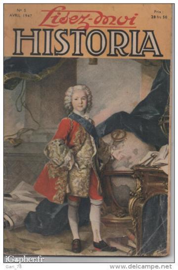 Revue : Lisez-moi Historia (N°5 - Avril 1947)