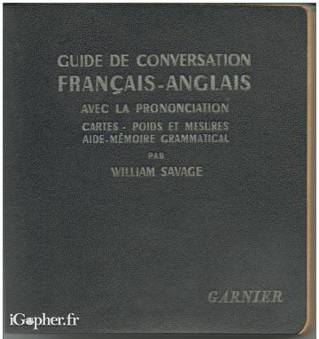 Livre : Guide de conversation français-anglais