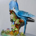 Deux oiseaux en faïence