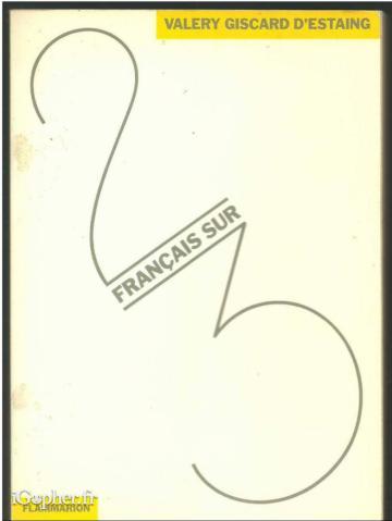 Livre de Valéry Giscard d'Estaing : 2 français sur 3