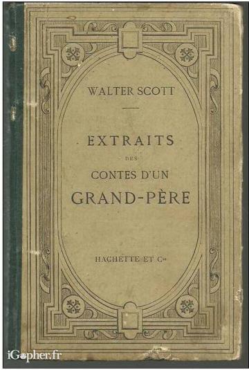 Livre : Extraits des contes d'un grand-père