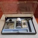 Coffret Gillette (rasoir, lames, mousse à raser…)