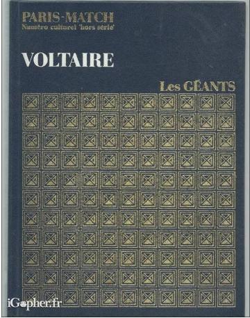 Livre : Voltaire les Géants (Paris Match)