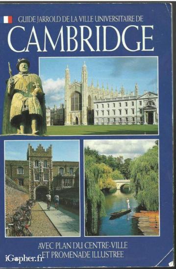 Guide Jarrold de la ville universitaire Cambridge