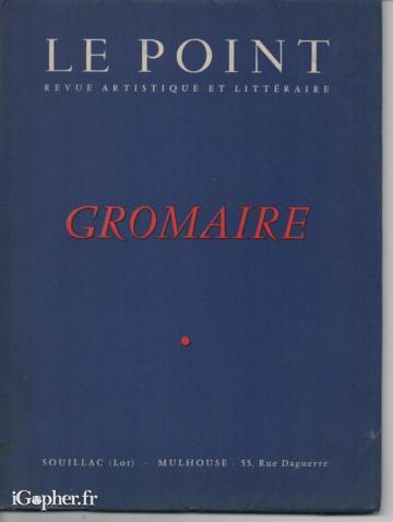 Revue : Le Point N°L de Décembre 1954 : Marcel Gromaire