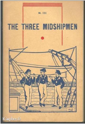 Livre en anglais : The Three Midshipmen (Kingston)