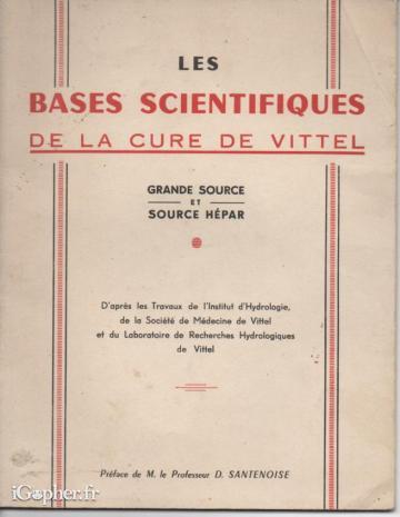 Livre : Bases scientifiques de la cure de Vittel