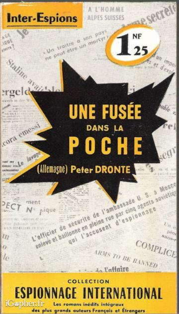 Livre : Une fusée dans la poche (Peter Dronte)