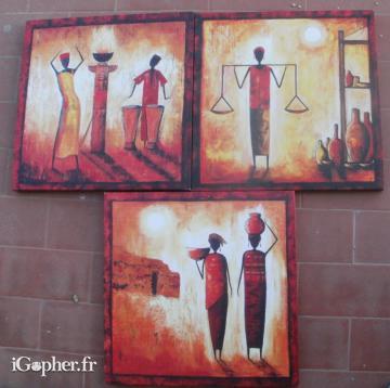 3 tableaux africains