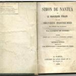 Livre : Simon De Nantua ou le Marchand Forain + Oeuvres Posthumes