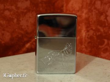 Briquet Zippo Chien Berger Allemand