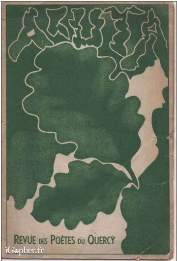 Livret : Revue des Poètes du Quercy (N°8 - 1945)