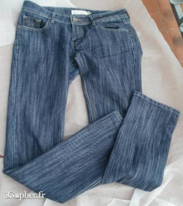 Pantalon en jean Kelly Bell (Taille basse (40))