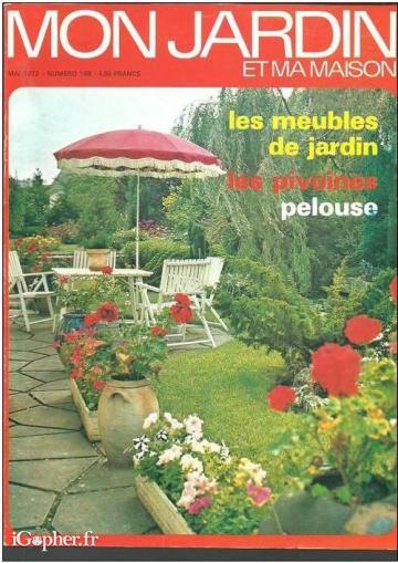 Revue Mon Jardin et Ma Maison : Les Meubles de Jardin