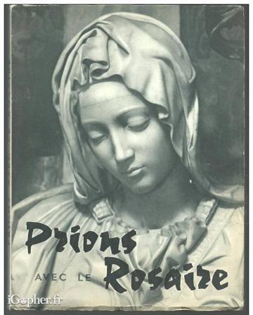 Livre : Prions avec le rosaire