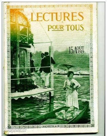 Livre : Lectures pour tous du 15 Août 1919